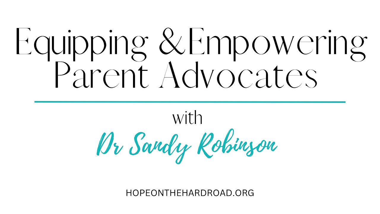Special Eduction Parent Advocacy featuring Dr. Sandy Robinson and Alex Rodriguez