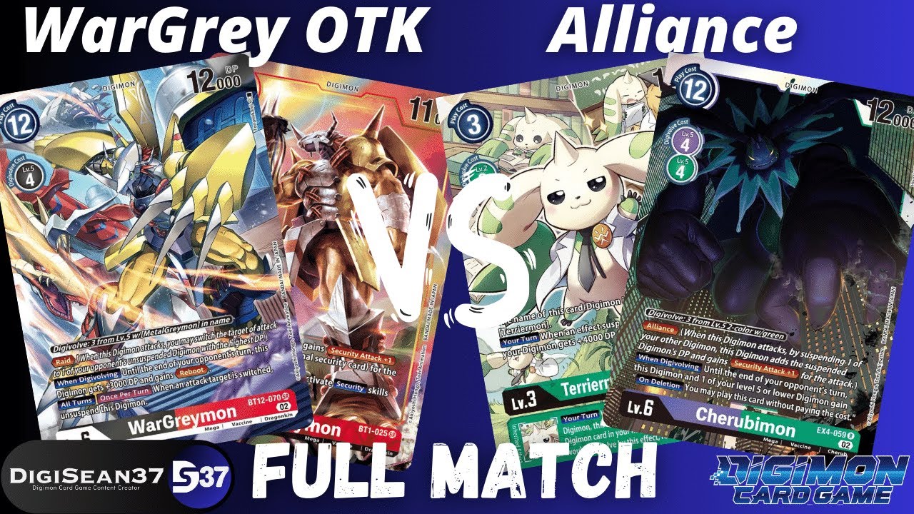 WarGreymon OTK VS Alliance | Digimon Card Game | RB1 Resurgence Booster