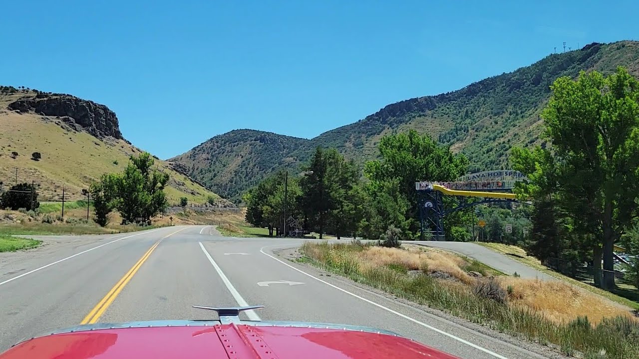 106 Degrees🌡Trying to keep from Overheating while Climbing out of Lava Hot Springs, ID। US - 30।