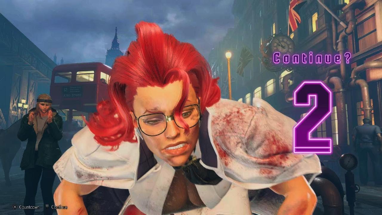 Street Fighter 6 - Crimson Viper Continue Screen