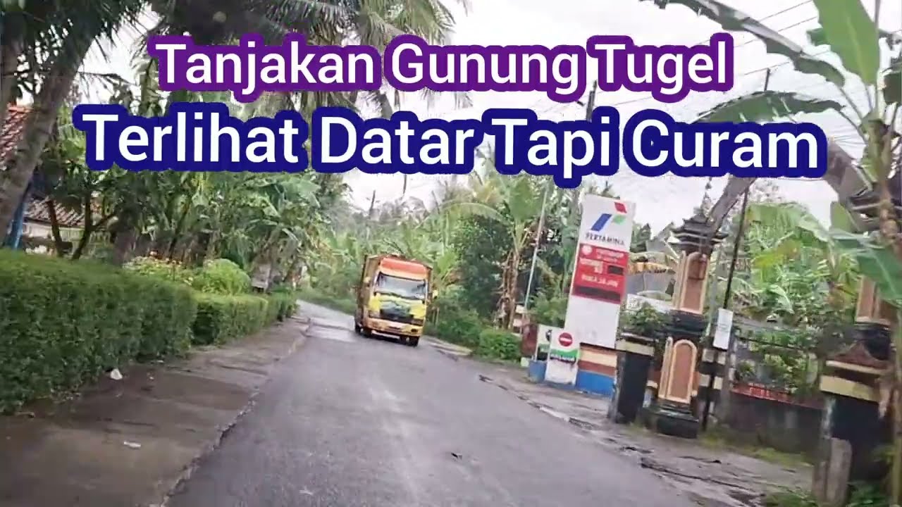 Tanjakan Gunung Tugel Terlihat Datar tapi Curam #purworejo 