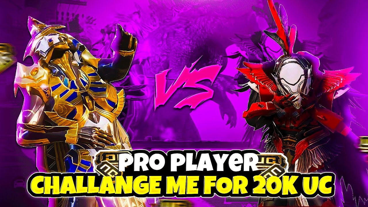 👿GOLDEN PHARAOH  VS BLOOD X RAVEN🥵 20000$ UC CHALLENGE 🔥