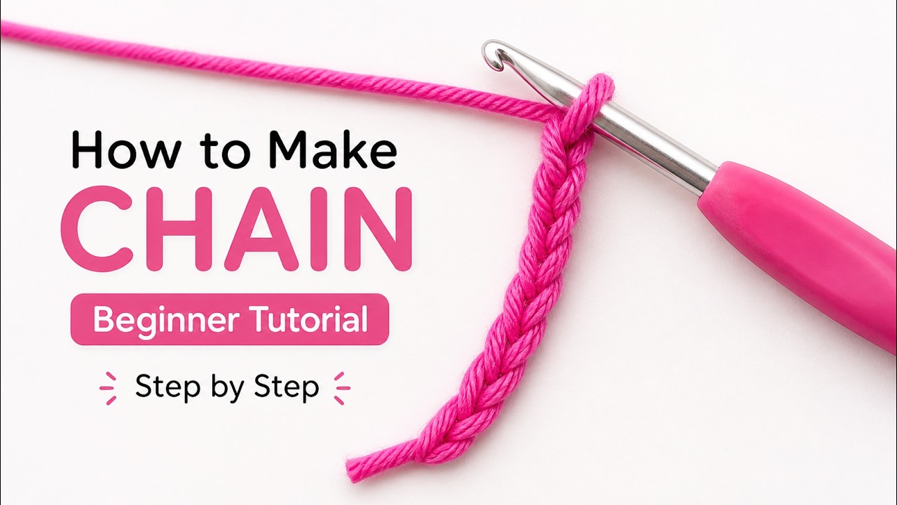 Crochet for Absolute Beginners | First Loop, Chain & Common Mistakes