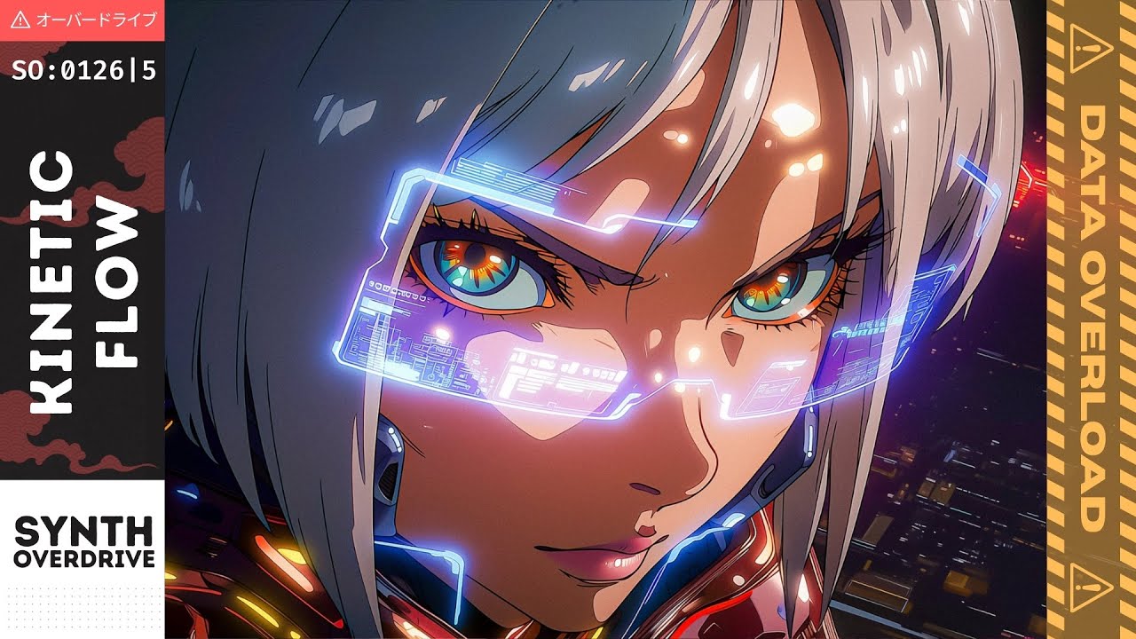 𝑲𝑰𝑵𝑬𝑻𝑰𝑪 𝑭𝑳𝑶𝑾 // 𝐃𝐀𝐓𝐀 𝐎𝐕𝐄𝐑𝐋𝐎𝐀𝐃 // Cyberpunk Synthwave Mix | Music for Gaming, Programming & Focus