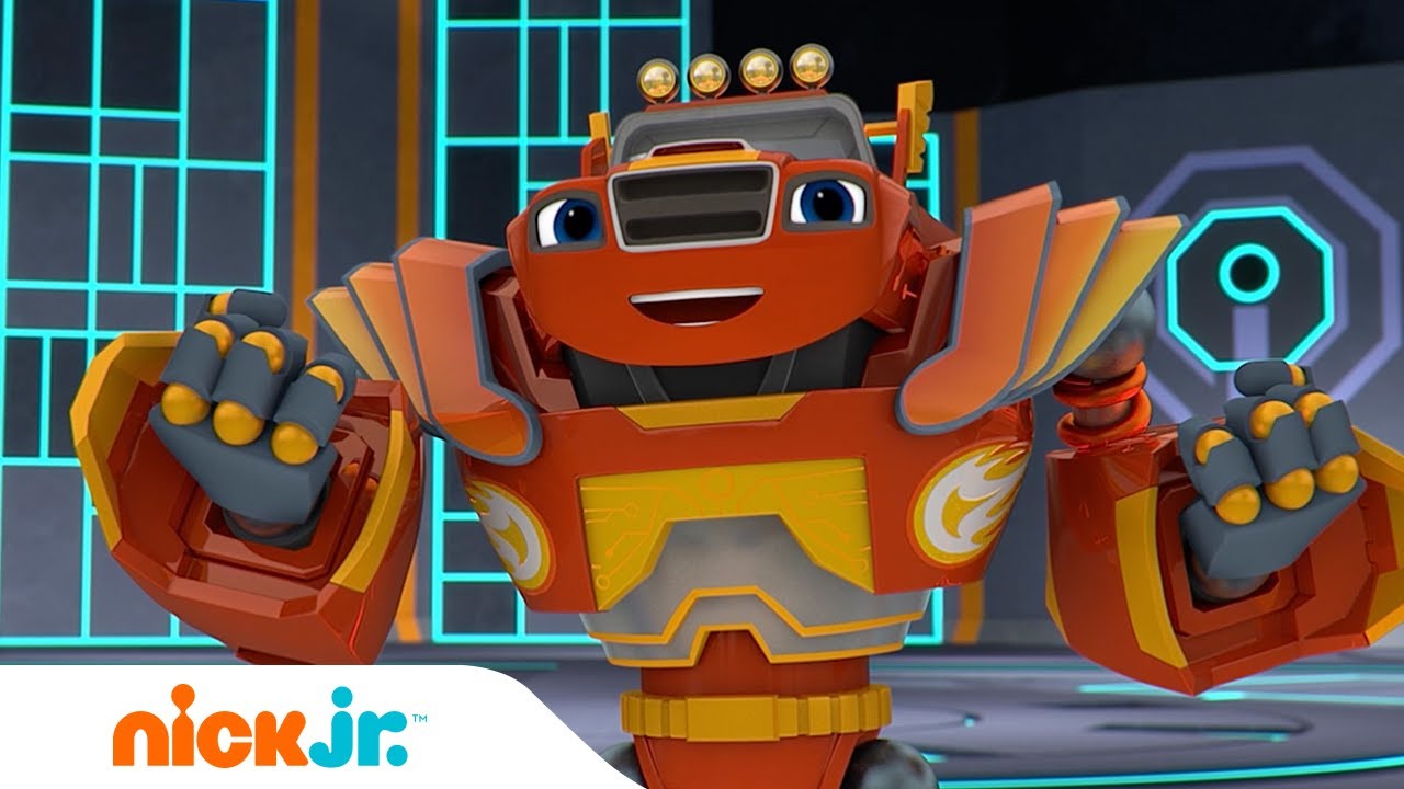 Blaze and the Monster Machines | Blaze Resgata um Coelhinho! 🐰 | Nick Jr. em Português