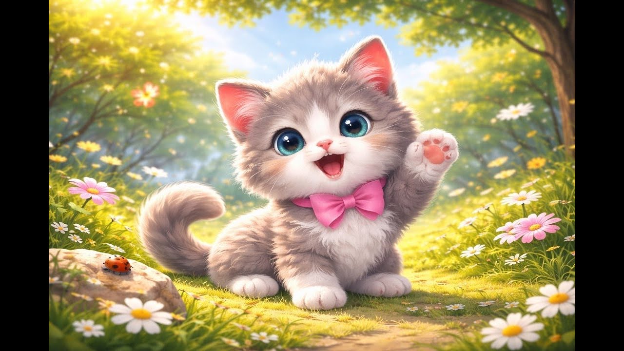 Little Kitty Song 🐱 | Cute Cat Song for Kids | My First Songs