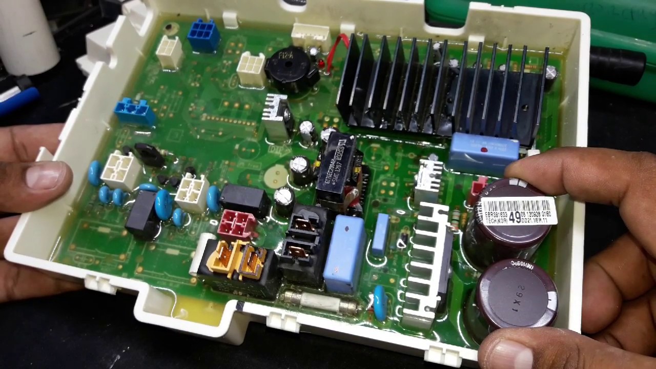 Tarjeta de Lavadora LG  Inverter, Diagnostico de Daño en IPM, Parte 1