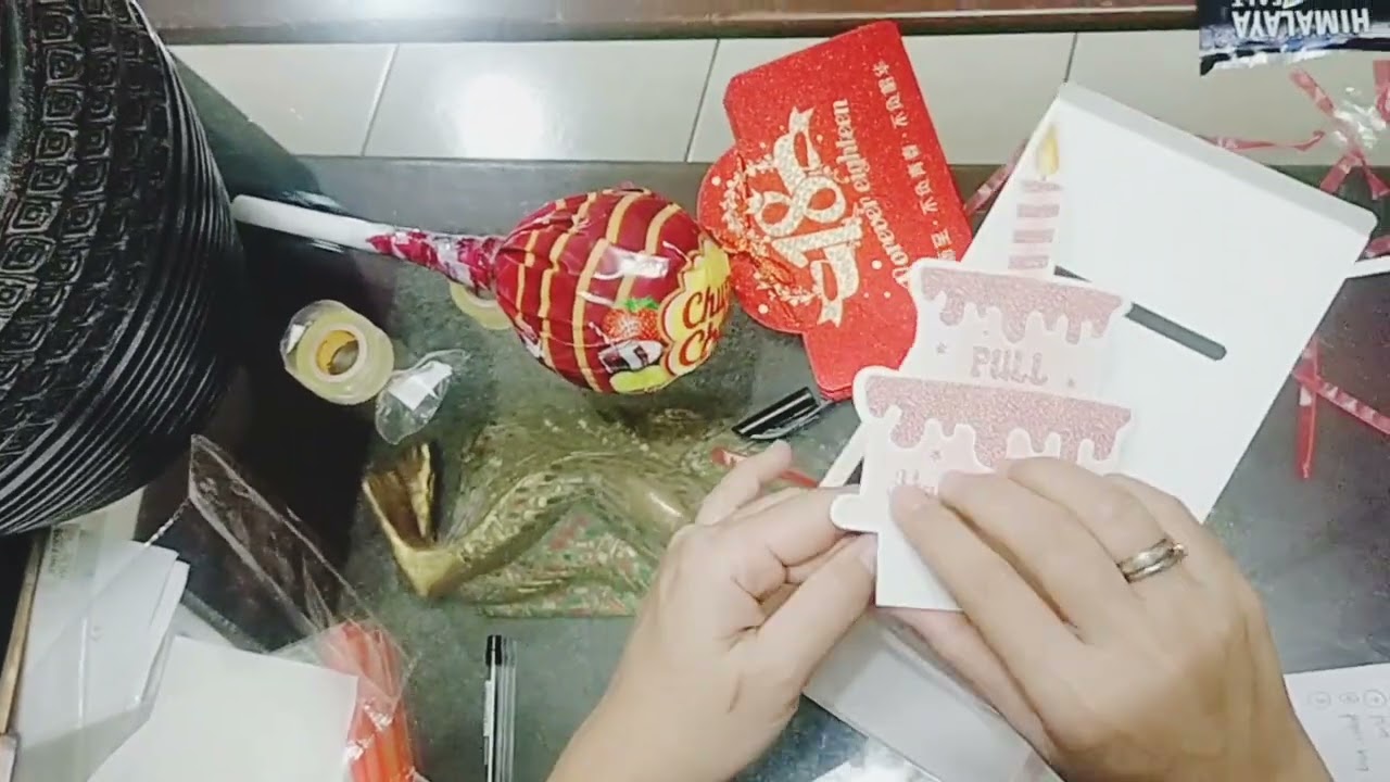 MONEY PULLING BOX AND MONEY ACCORDION ANGPAO #mamshielizette #money 