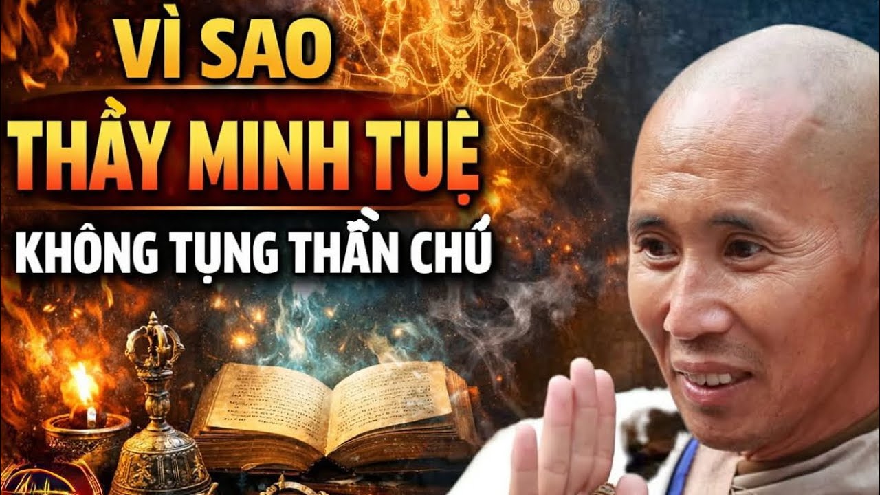 Vì Sao Thầy Minh Tuệ Không Tụng Thần Chú ? Vì Phật Dạy Đạo Phật Là Phải Dùng Từ Bi Và Trí Tuệ Để Tu.