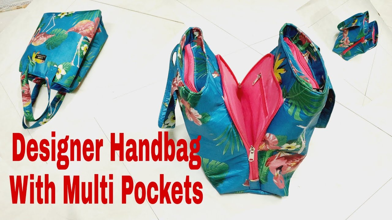 DIY: Designer Handbag No.74, With Multi Pockets By Anamika Mishra....