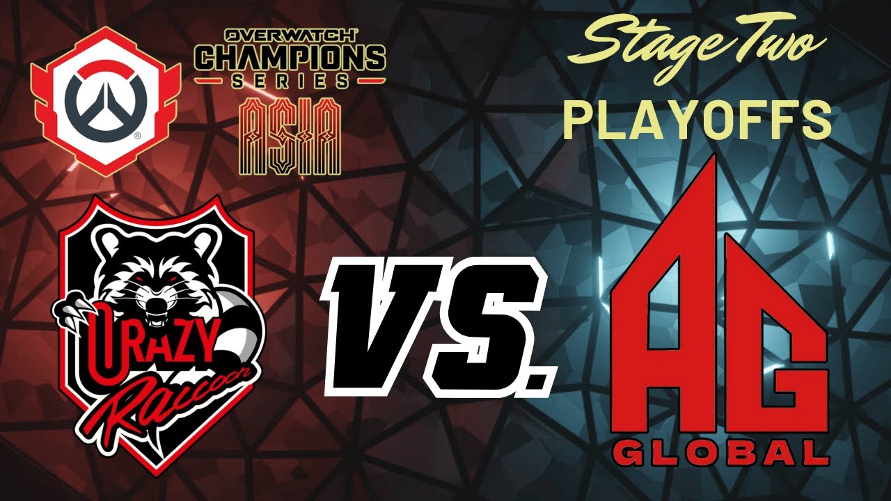 All Gamers Global vs Crazy Raccoon - Regional Playoffs Quaterfinals | OWCS Korea Stage 2