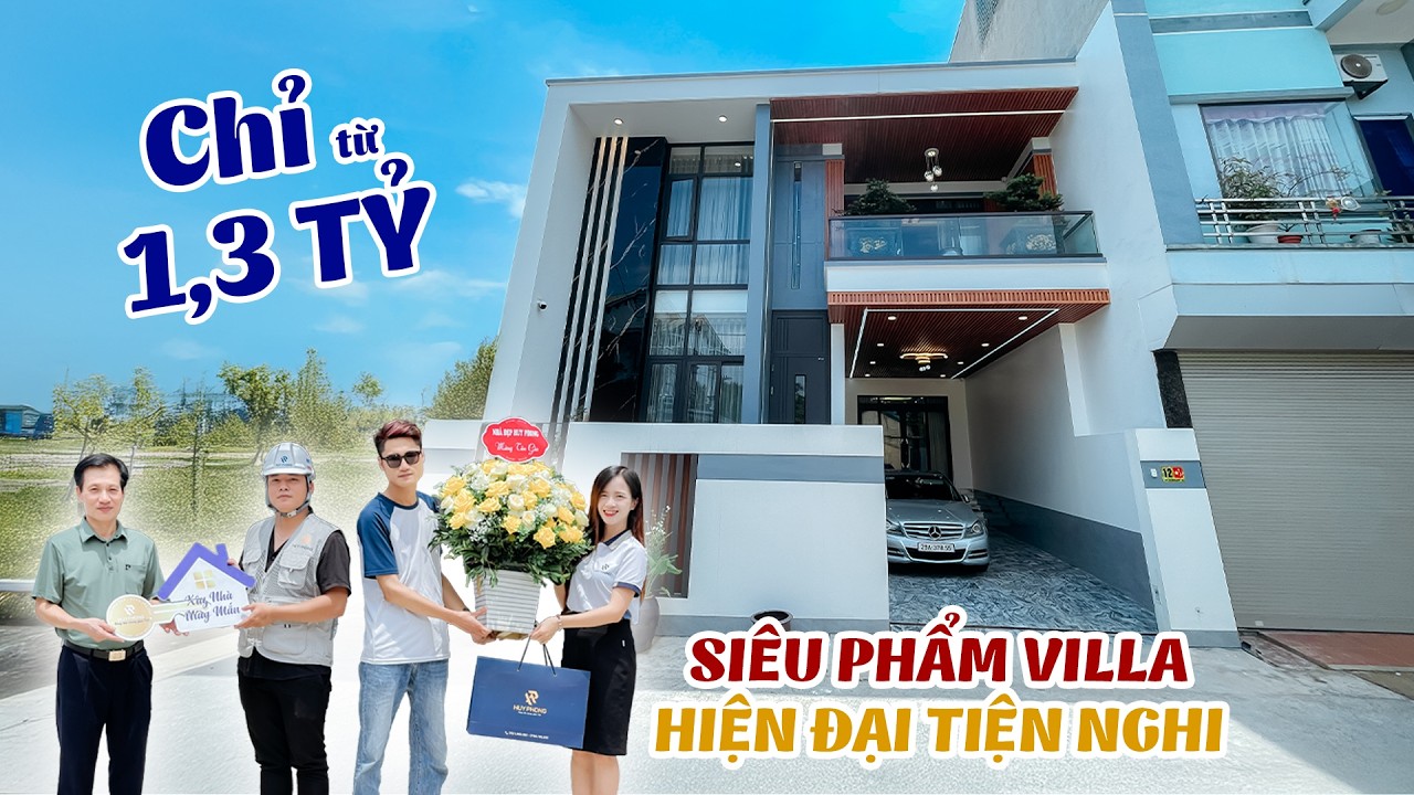 MÊ MẨN Trước Thiết Kế Hiện Đại của Mẫu VILLA 2 Tầng Tại Cẩm Khê - Phú Thọ | 4 Phòng Ngủ