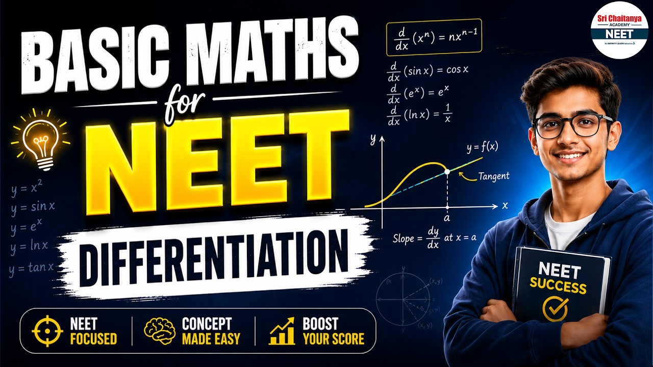 Differentiation for Beginners | NEET Basic Mathematics