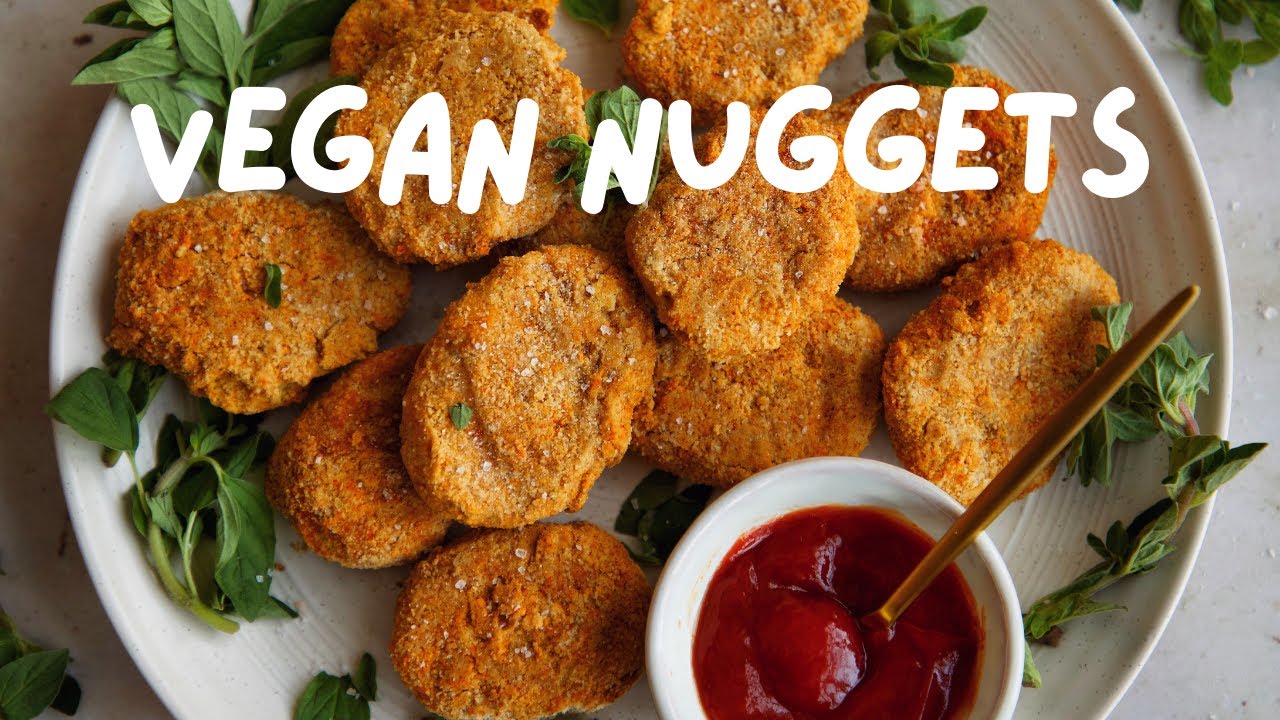 WEGAŃSKIE NUGGETSY [BEZ SOI, ORZECH&Oacute;W, GLUTENU] TAKIE ŁATWE!! | ROŚLINNA OPARTA