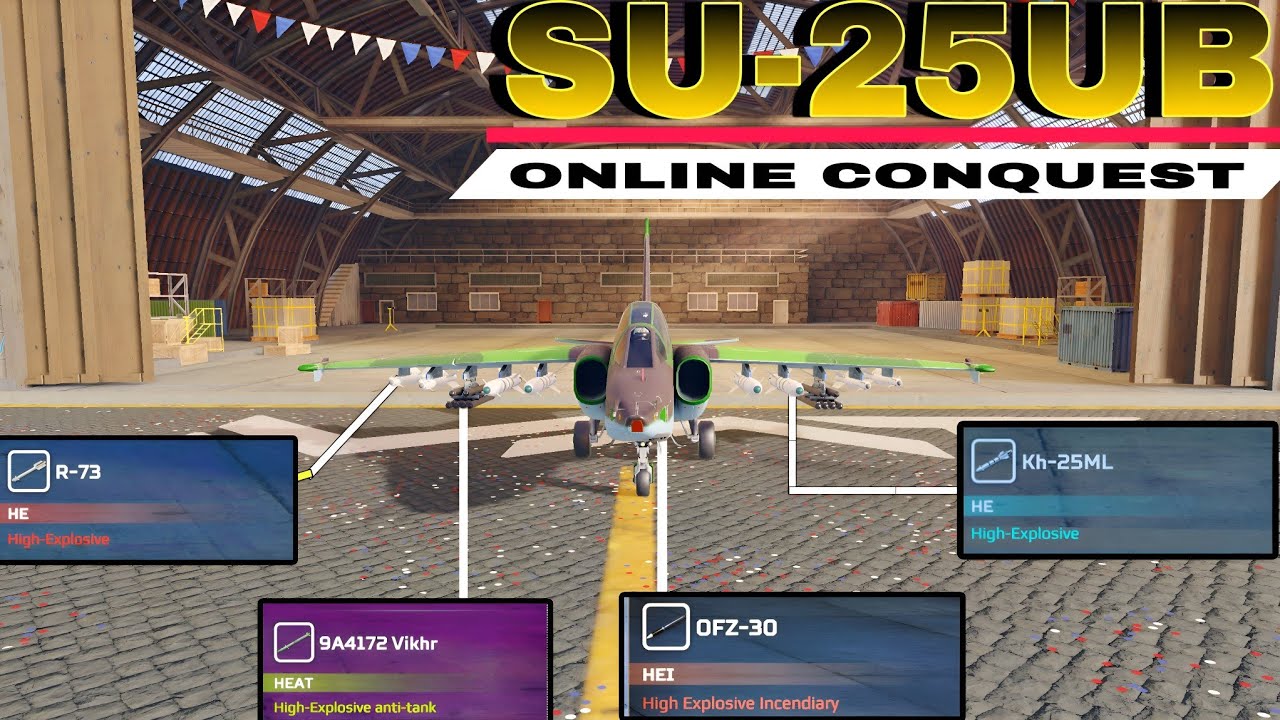 MWT- 12000 Gold Tier III Premium Aircraft SU-25UB Gameplay & Review in Online Match 