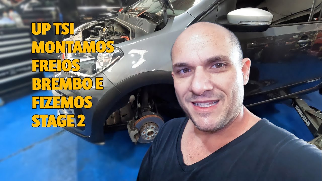 UP TSI MONTAMOS FREIOS BREMBO E FIZEMOS STAGE 2.