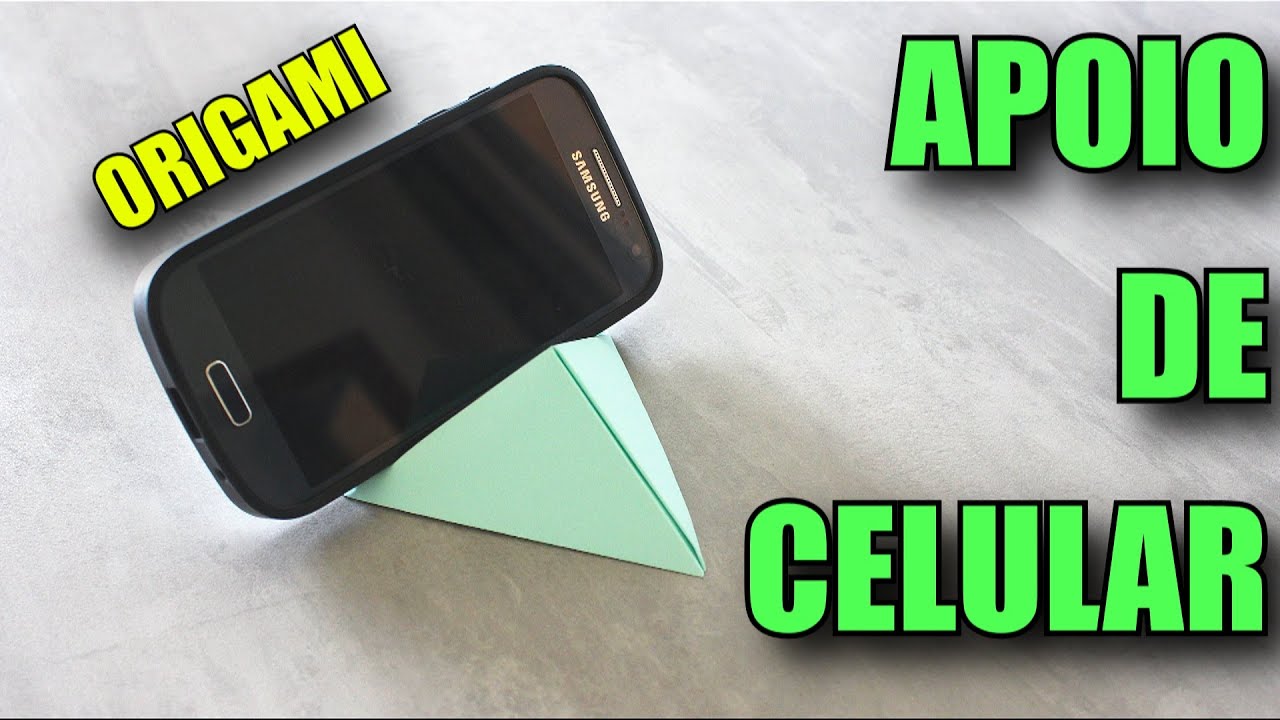 Apoio de Celular/Smartphone - Origami