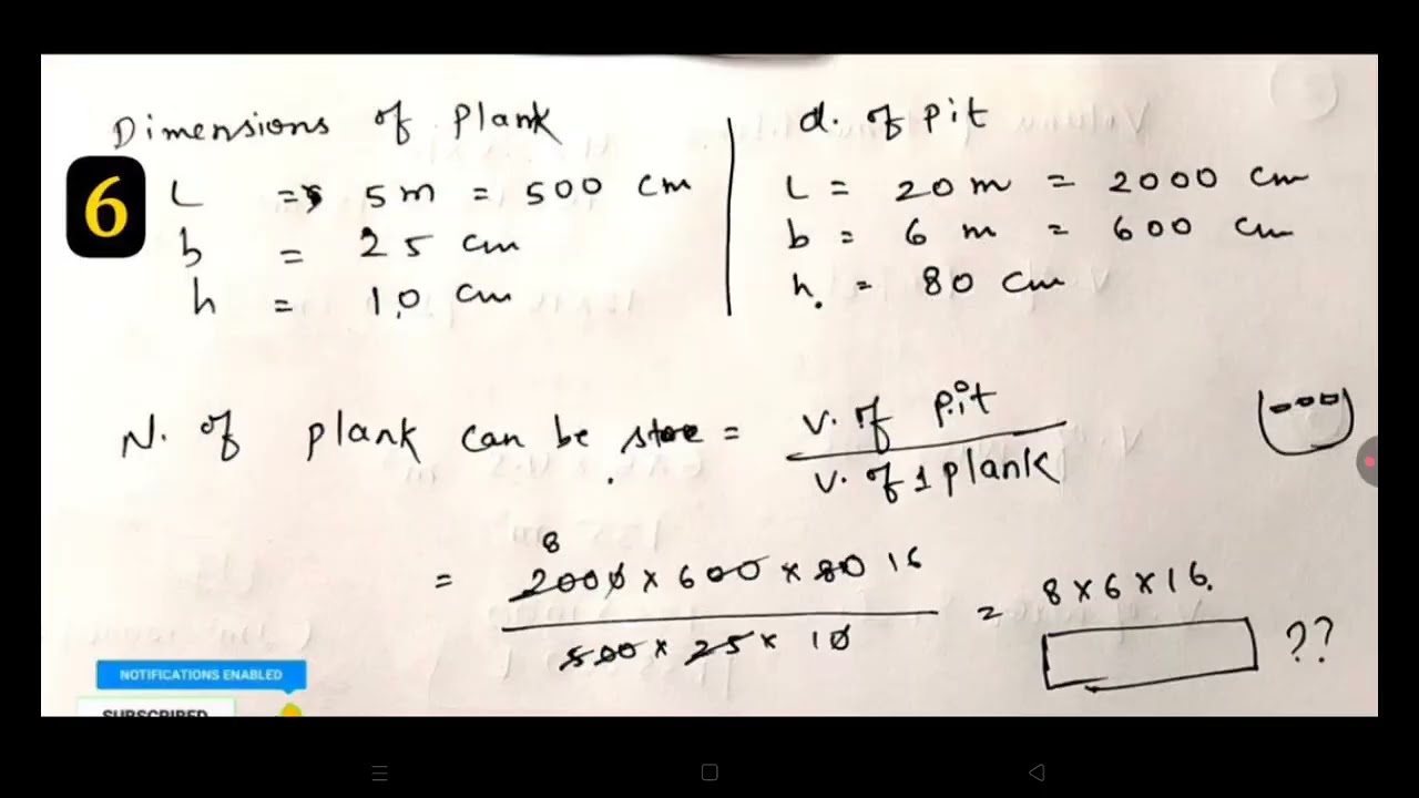 Surface area and volume class 9 part I 