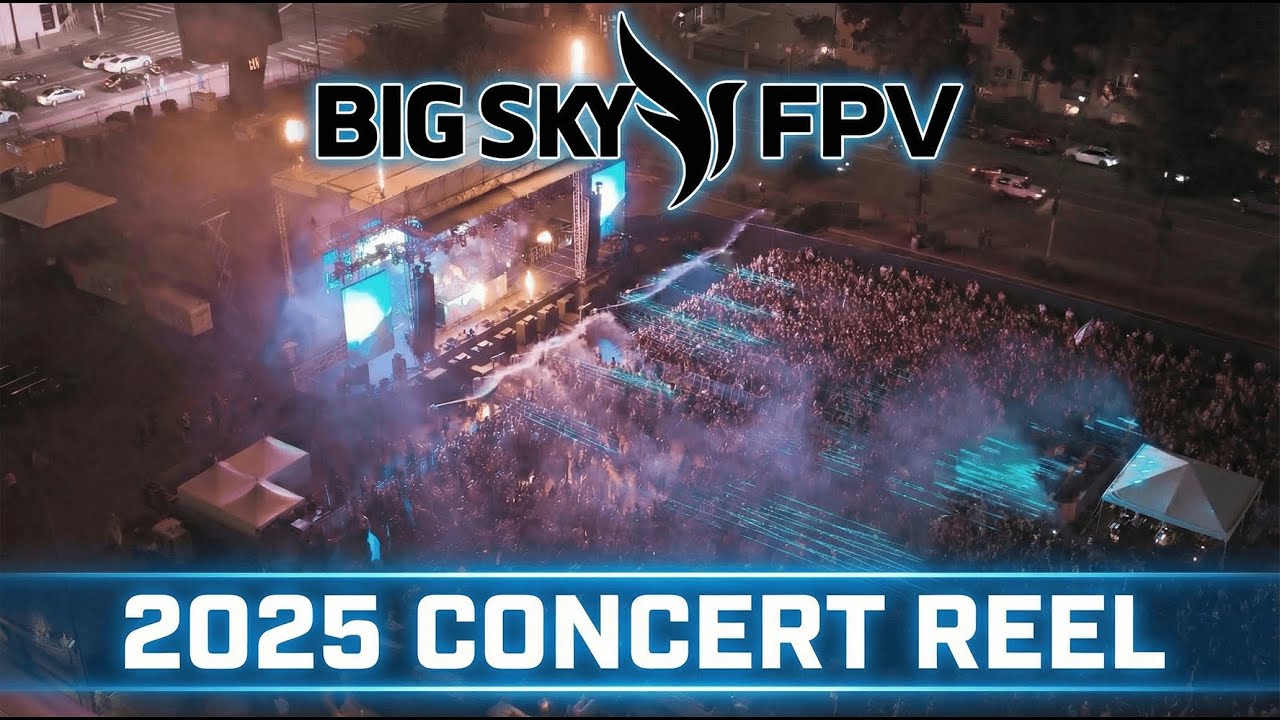 2025 Concert and Festival Drone Reel | FPV and Cinematic Operations Over People