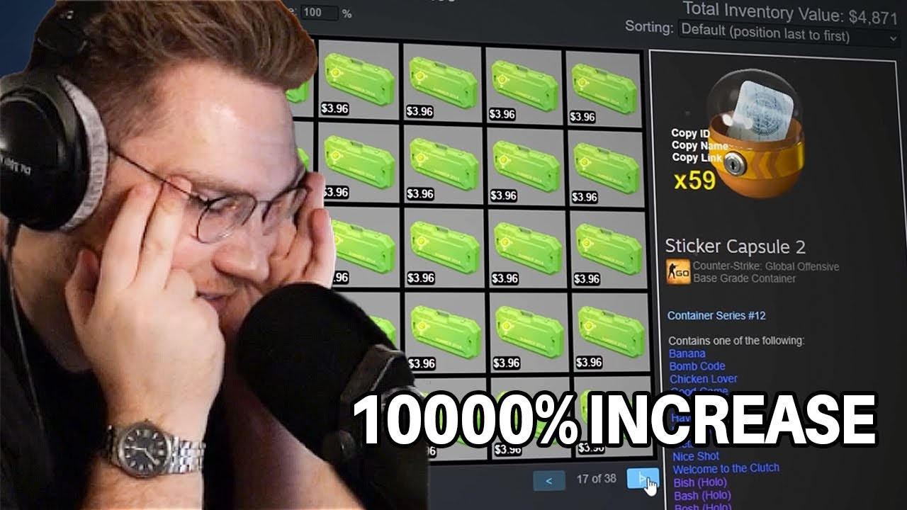 ohnepixel gets depressed watching sparkles checking his old inventories