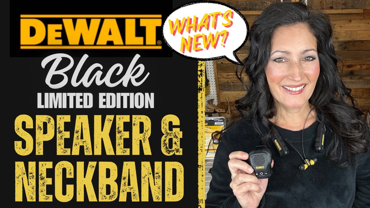 СРАВНИВАЯ ЖЕЛТУЮ И ЧЕРНУЮ НОСИМУЮ АКУСТИЧЕСКУЮ КОЛОНКУ DEWALT С ШЕЙНЫМ ОБРУЧОМ: ЧТО НОВОГО? А ЧТО...