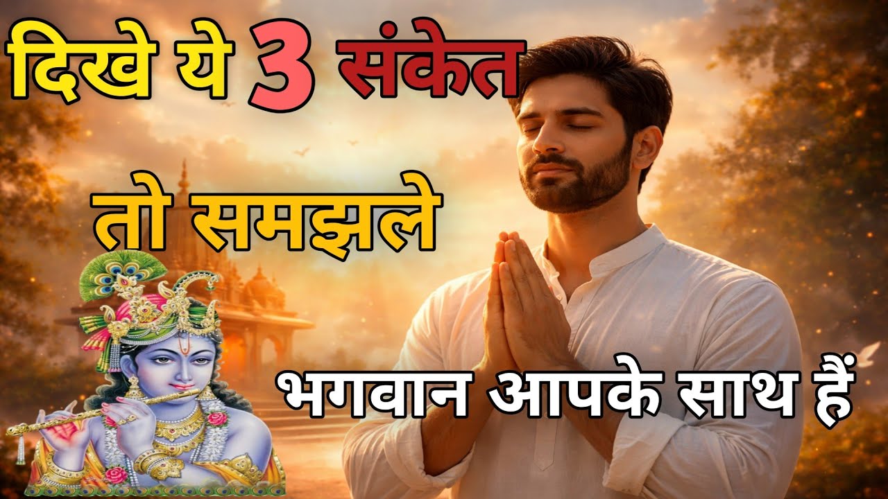 भगवान जब संकेत देते हैं तो ये 3 बातें जरूर होती हैं | हर भक्त को जानना चाहिए