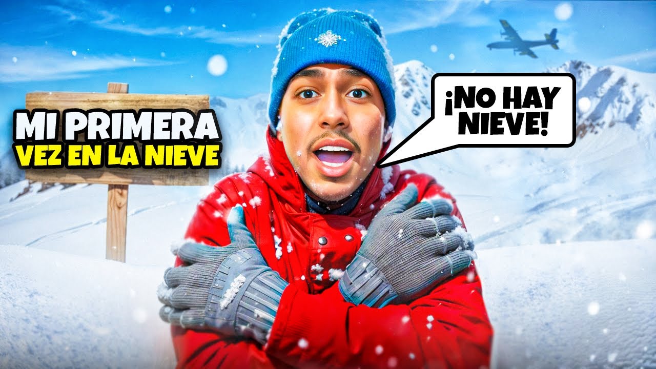 VIAJÉ SOLO PARA CONOCER LA NIEVE! Fail total 🥶