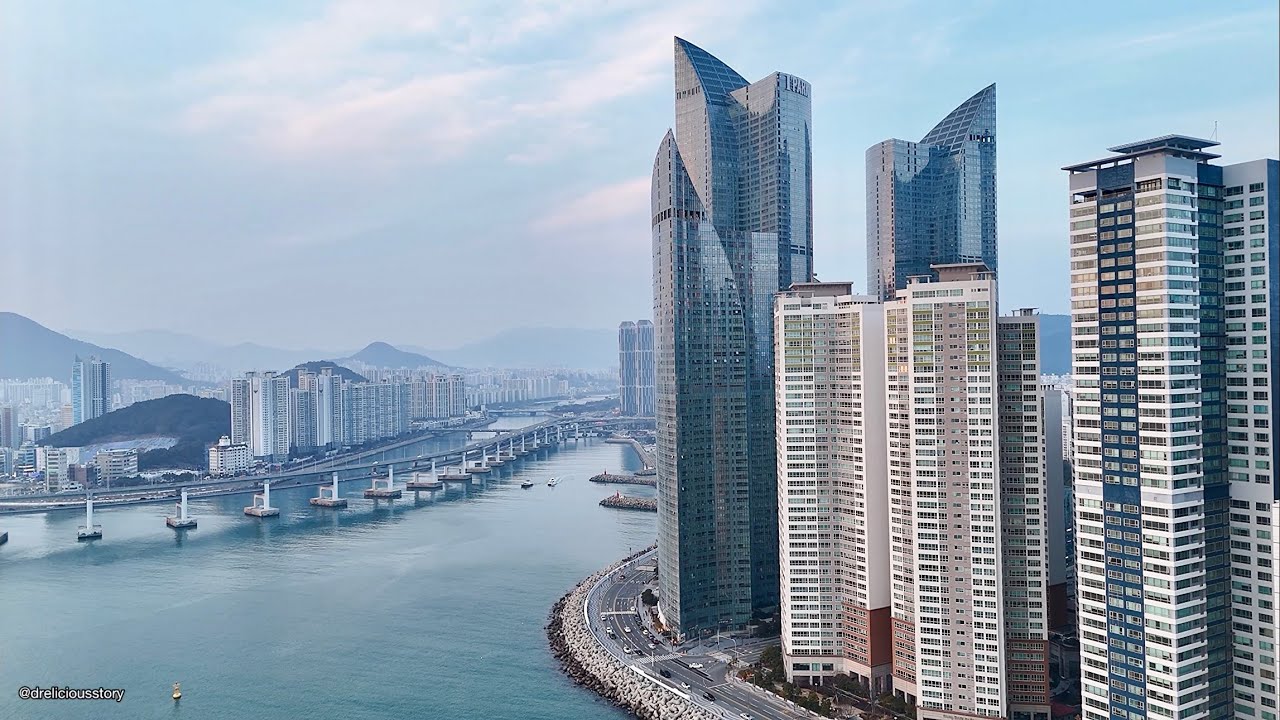 Haeundae Marine City 마린시티 DR.ONE FLY AROUND DRONE REVIEW @ Busan South Korea 🇰🇷