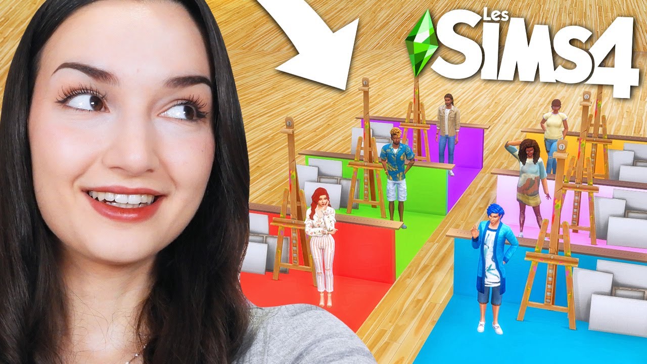 Le 1er CONCOURS de PEINTURE sur les sims ! 🎨| Challenge Sims 4