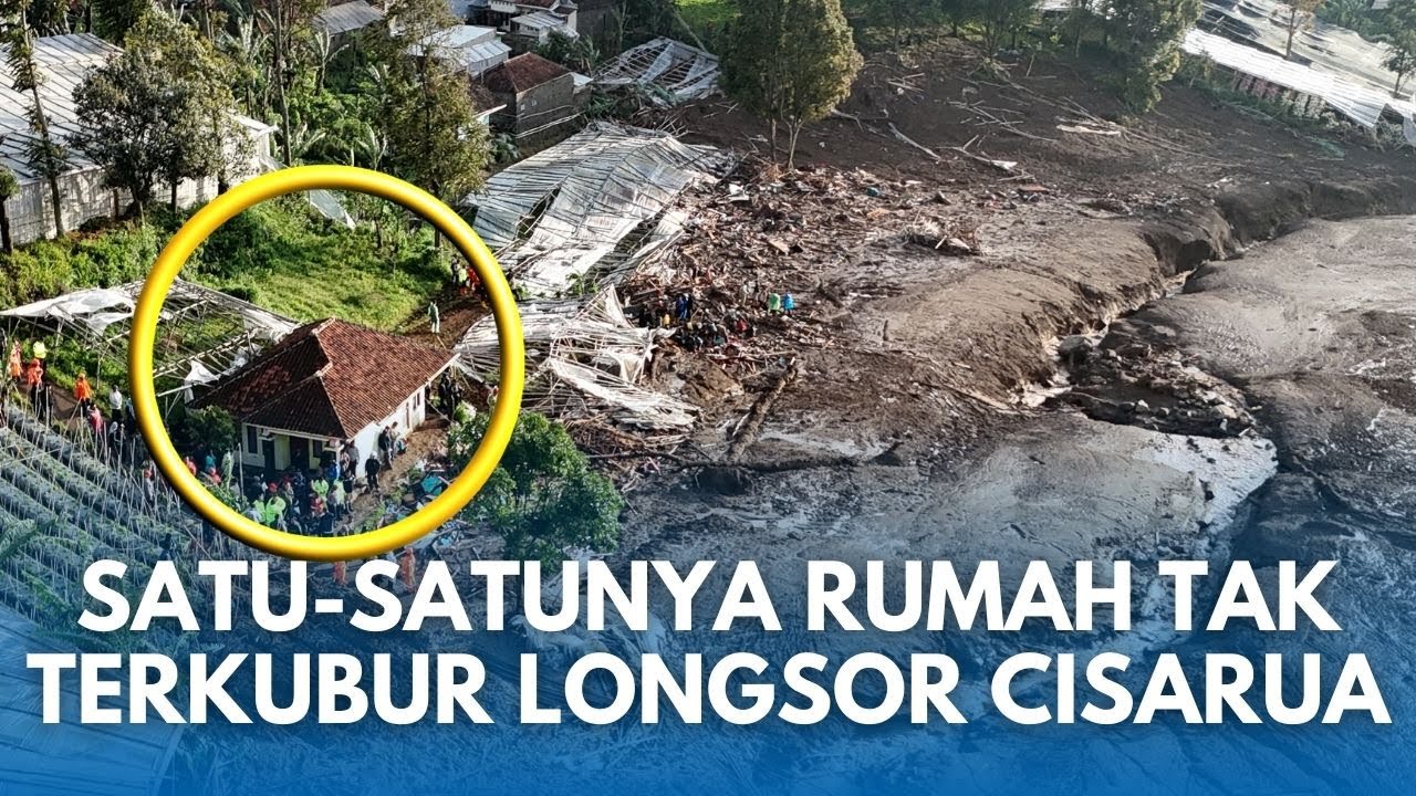 CERITA DI BALIK Rumah Hadian Tak Terkubur Longsor Cisarua di Tengah Gelap Gulita