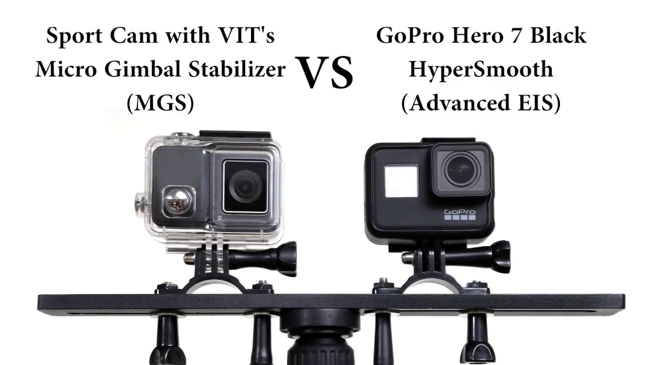 The world first build in gimbal action cam VS Gopro Hero 7