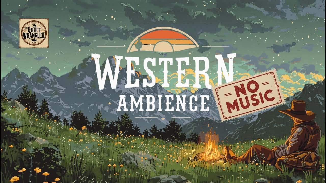 Wyoming Western Ambience (no music) Rest Here, Drifter — Wyoming Skies and Gentle Ambience