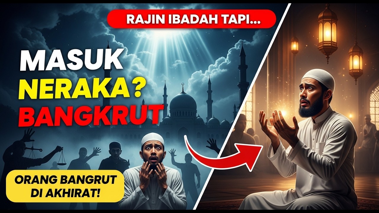 AWAS‼️Rajin Sholat & Puasa Tapi Masuk Neraka? Kisah Orang Bangkrut di Akhirat!