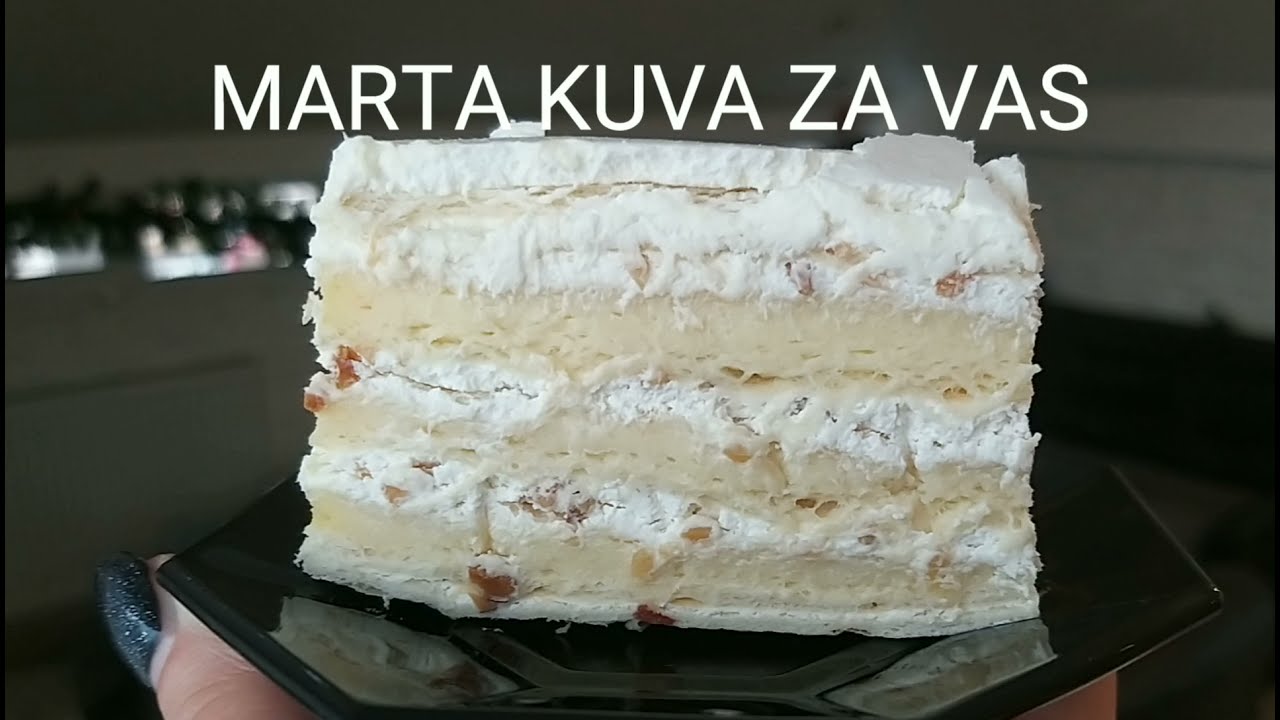 TORTA BELI ANĐEO ~ BRZA TORTA SA ROZEN KORAMA ~