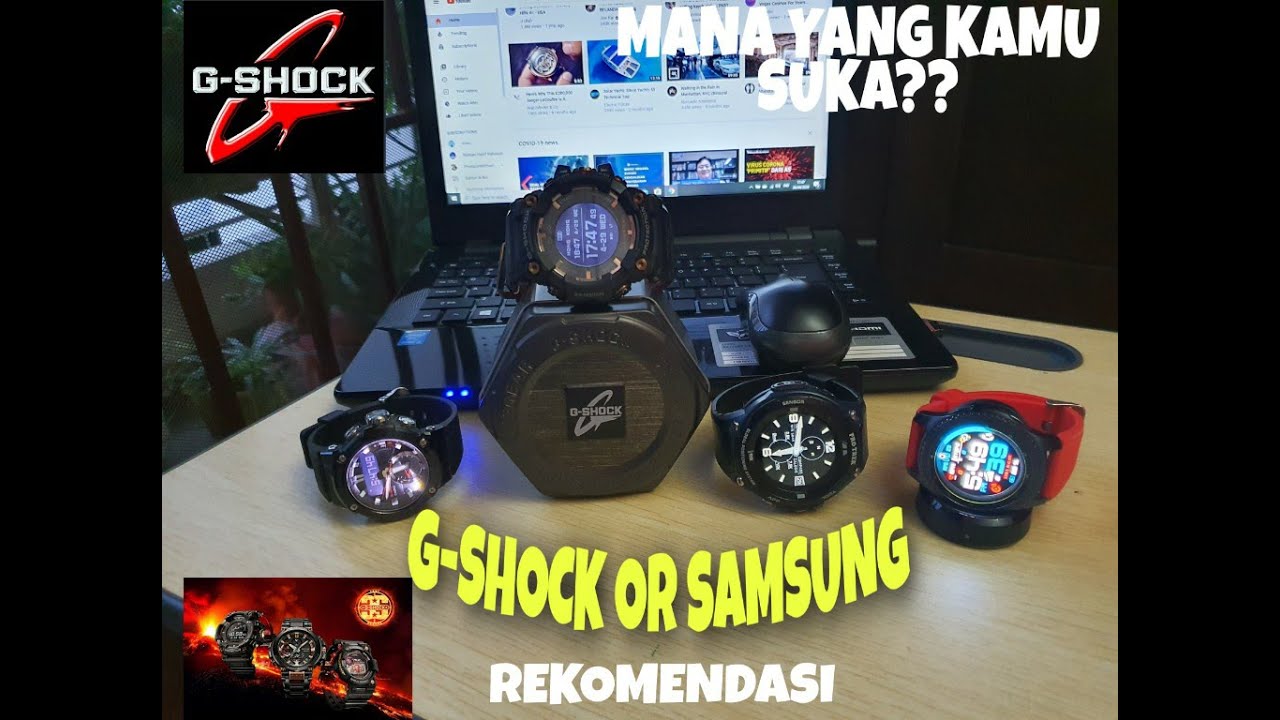 Review G-SHOCK & SAMSUNG SMARTWATCH,Please Like & Subscribe ya..