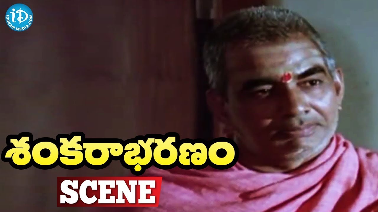 Sankarabharanam Movie Scenes - Shankara Sastry Gives Information About Music || J.V. Somayajulu