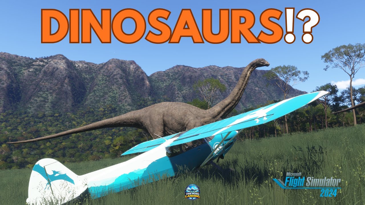 ORBX Jurassic World – Flying Into a World of DINOSAURS!! | MSFS 2024