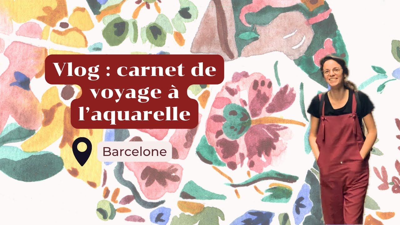 Carnet de voyage à l'aquarelle