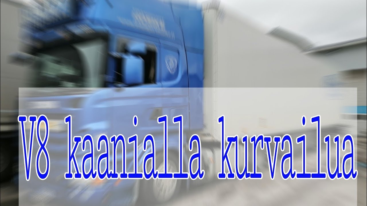 Kotimaan kiitoa - V8 Scanialla kurvailua