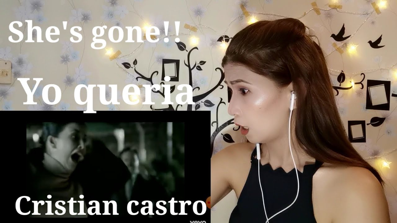Cristian Castro || YO QUERIA(REACTION)