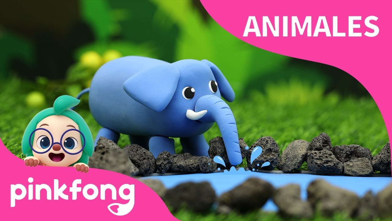 Los Elefantes de Plastilina | Animales | Plastilina | Pinkfong Canciones Infantiles