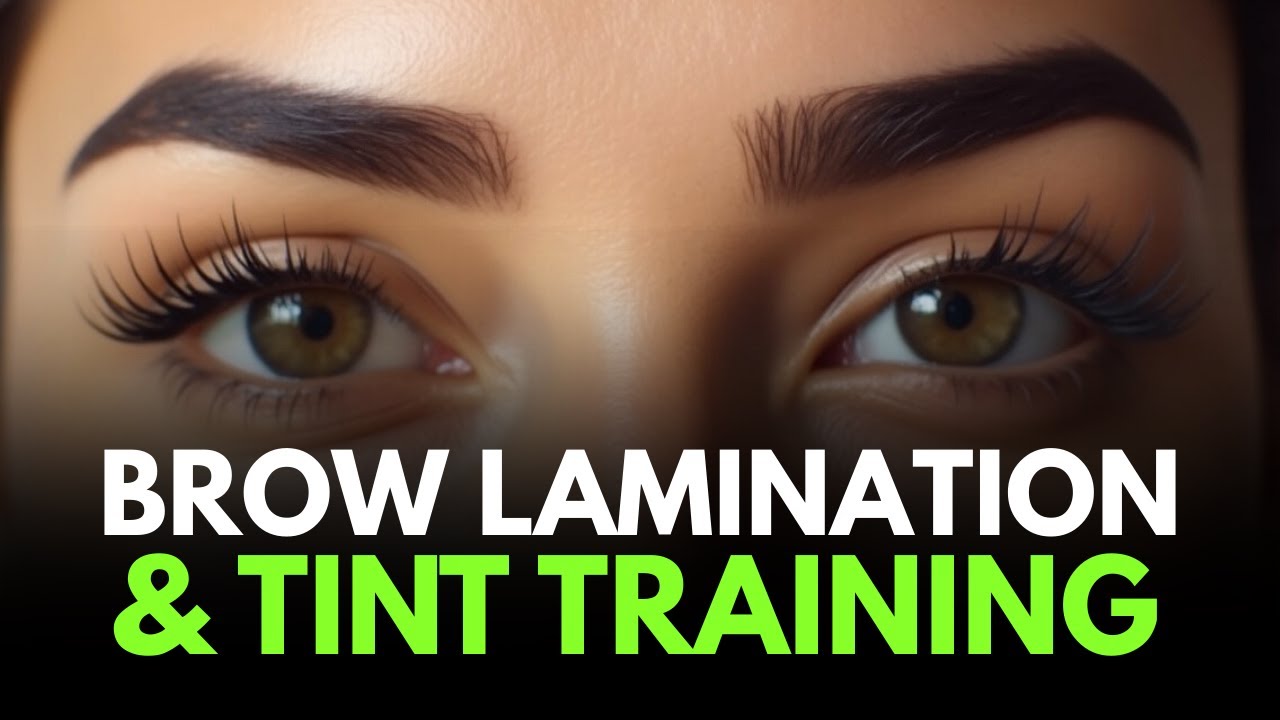 Brow Lamination & Tint Tutorial | Perfect Eyebrows Step by Step | International Skills Academy