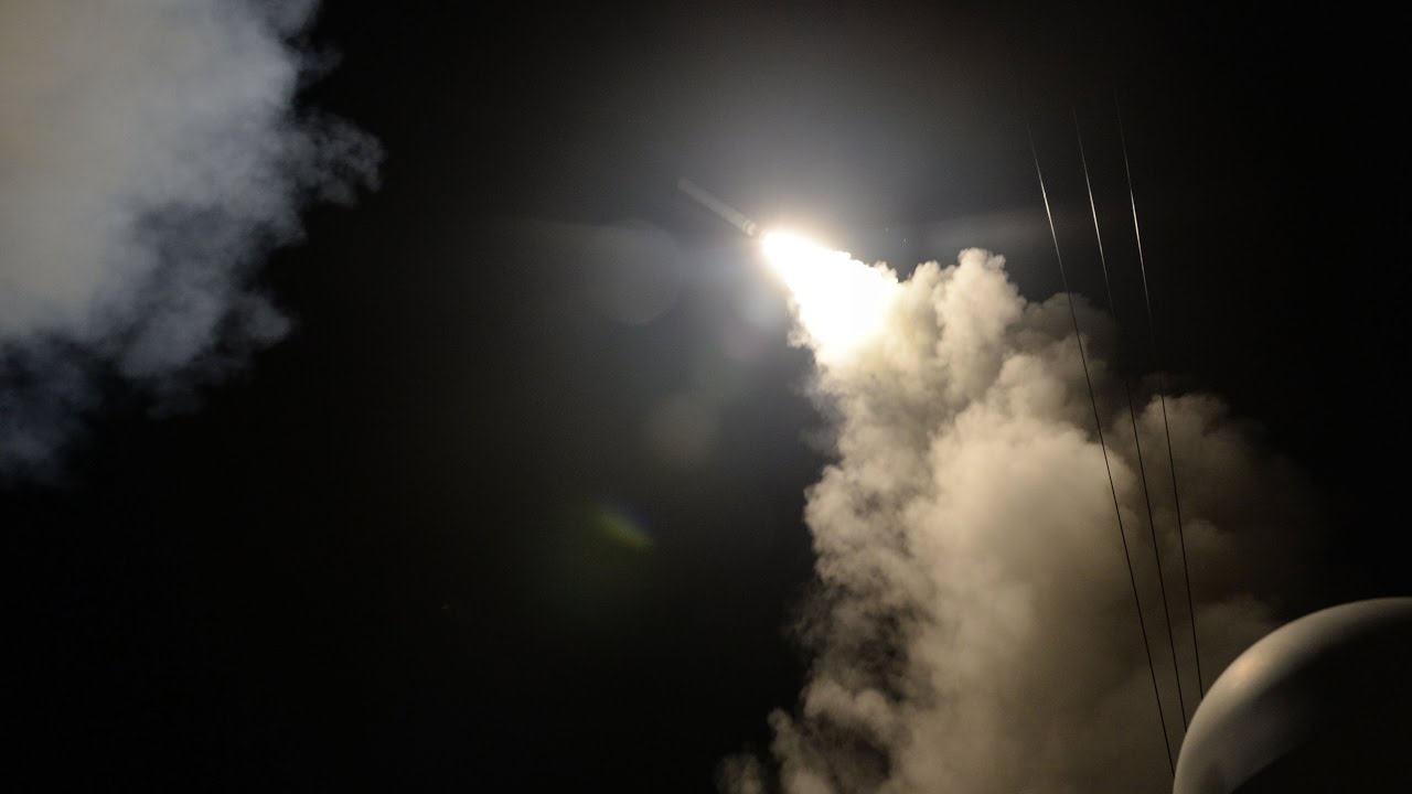 The Syrian airbase before and after US missile attack
