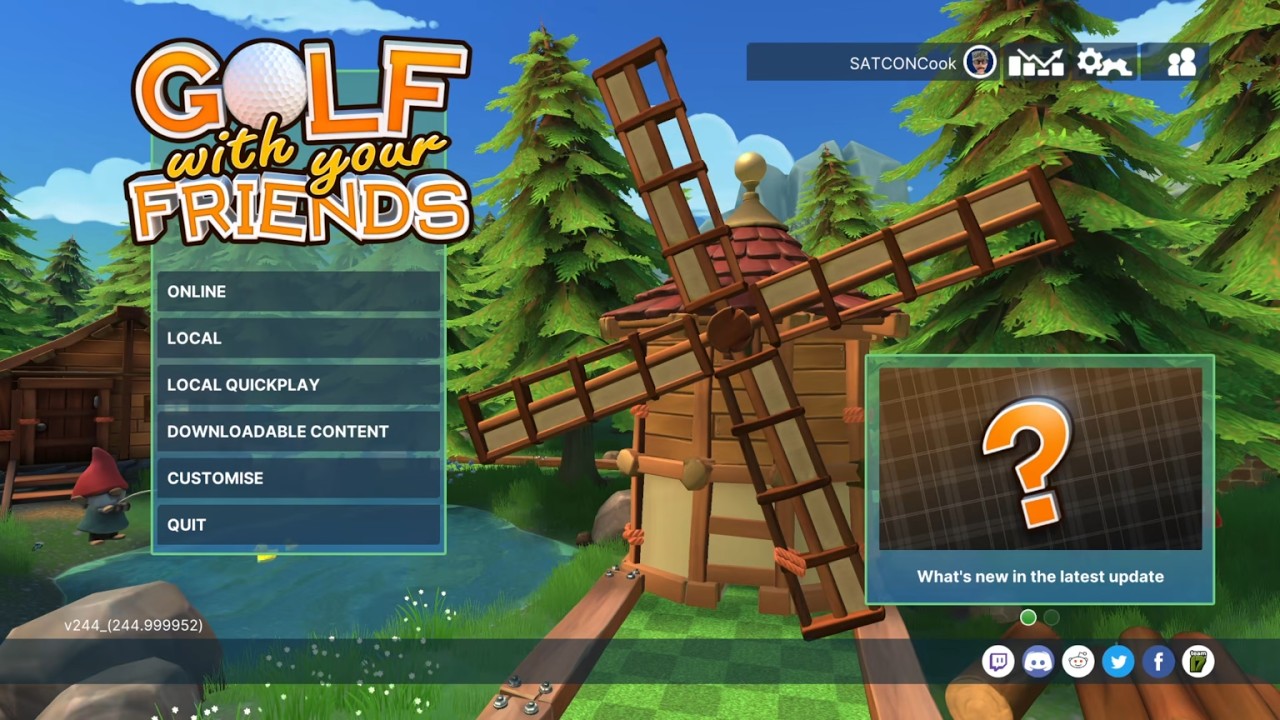Golf with your friends - First time gameplay