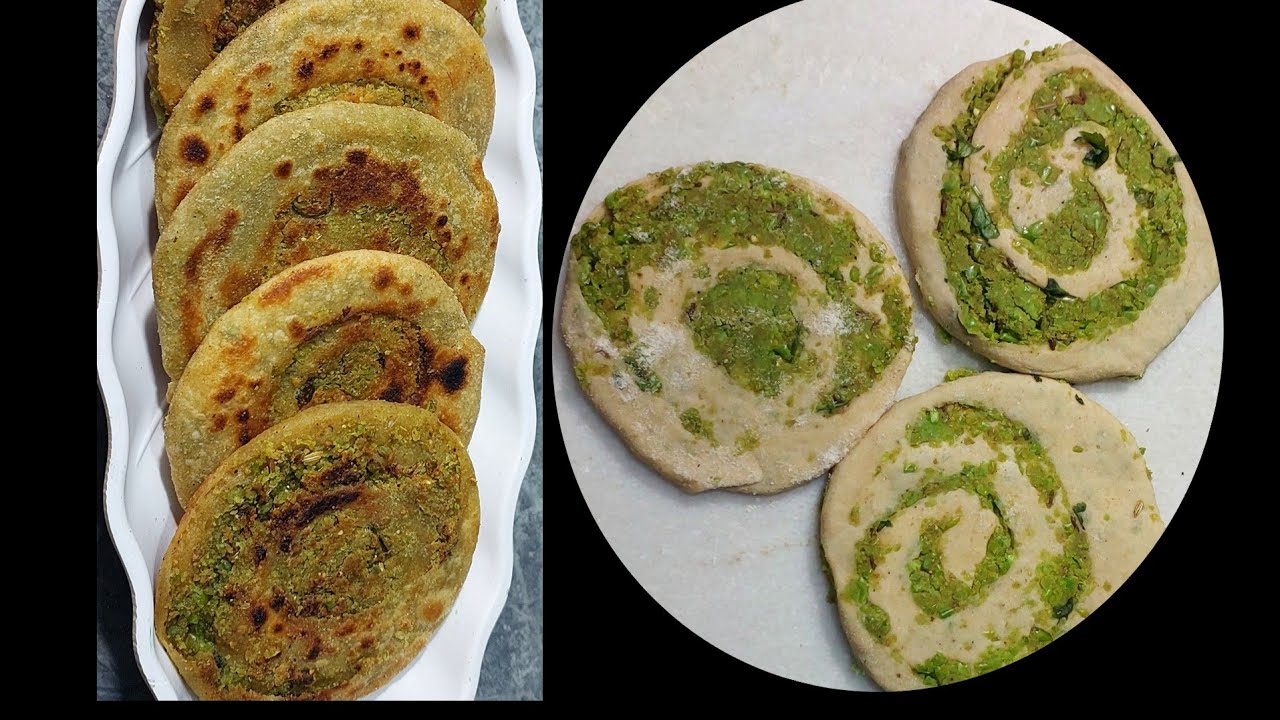 मिनी मटर पराठा बनाए एकदम आसानी से / crispy karare mini matar paratha 🍪 recipe 