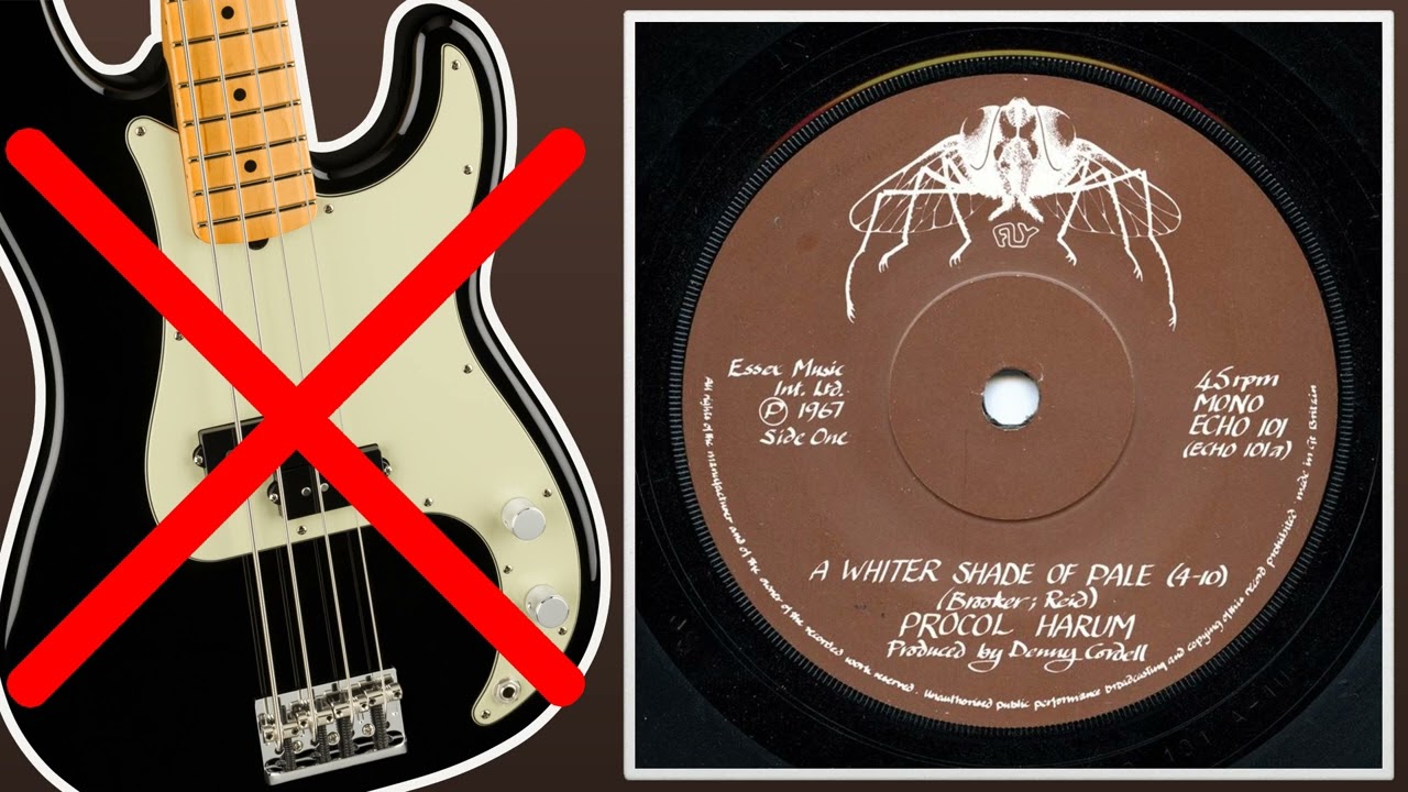 A Whiter Shade of Pale - Procol Harum | No Bass (Play Along)