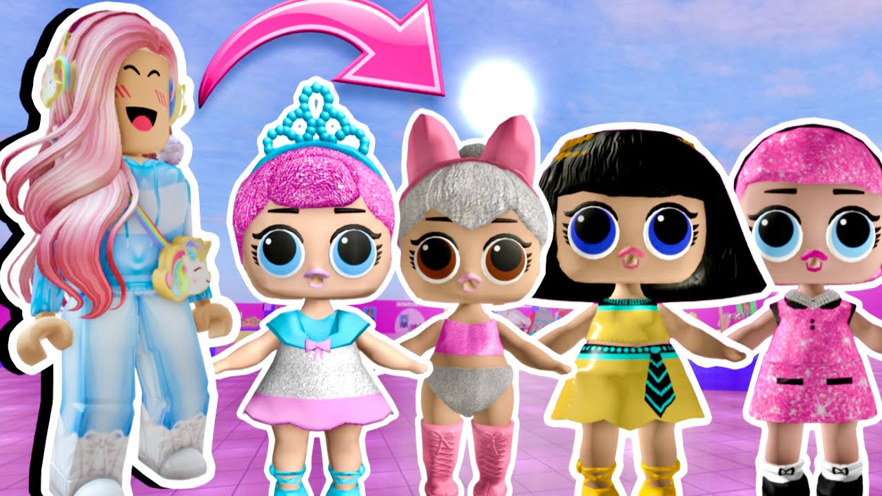🤩JE M'HABILLE COMME DES POUPÉES LOL DANS ROBLOX LOL DRESS UP! ET C'EST HYPER RÉALISTE!!