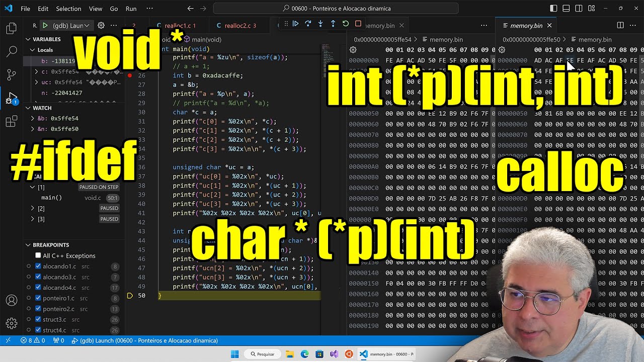 Ponteiros e alocação dinâmica - Parte 5/5 - Linguagem C para quem programa em Python