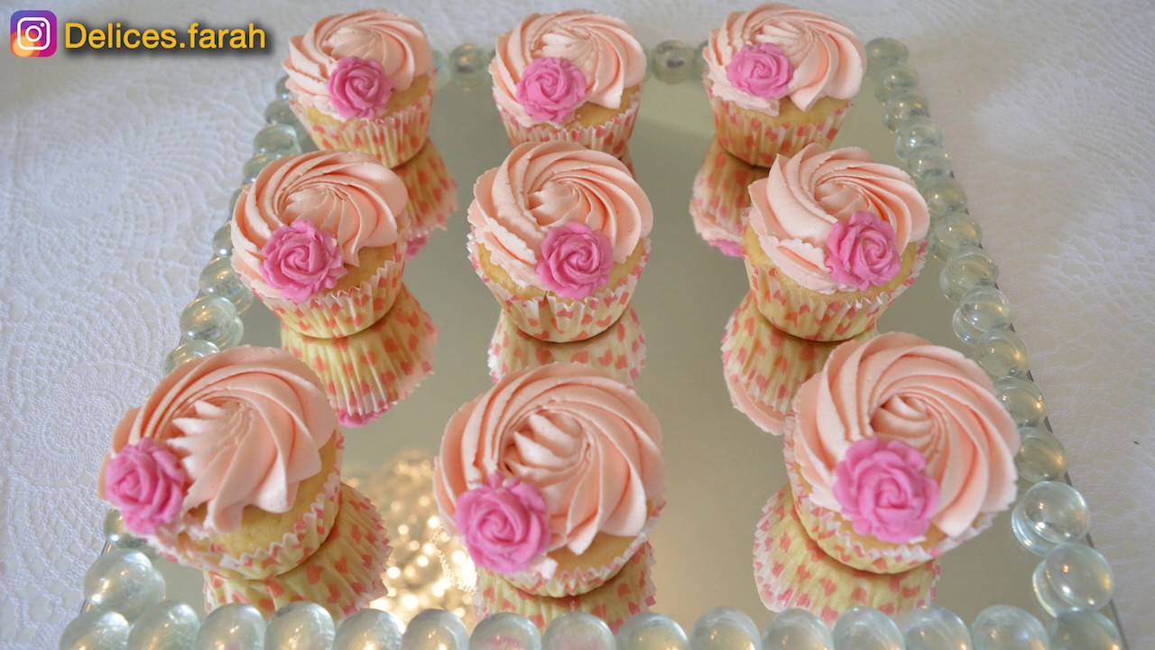 أروع كاب كيك أو مادلين بكمية كثيرة و كريمة بسيطة و اقتصادية Cape cake crème au beurre