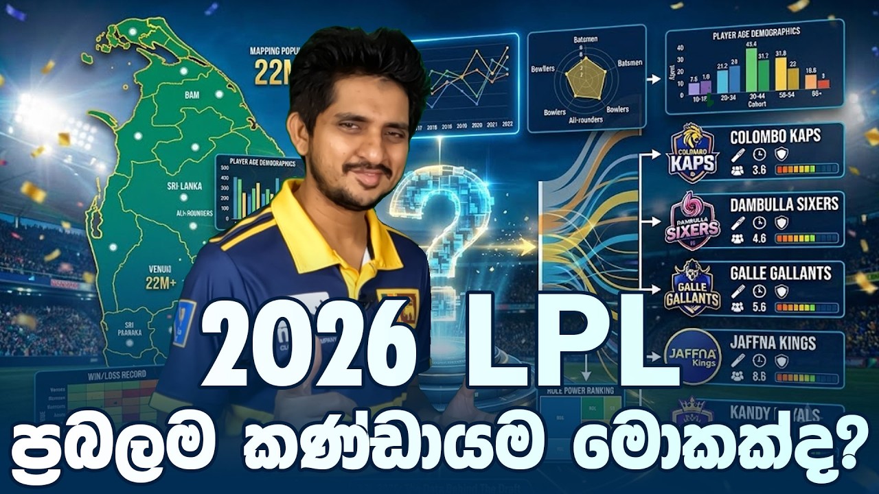 පෙර දැක්ම| LPL Draft එකේ ගුණ අගුණ | Best Squad of LPL 2026